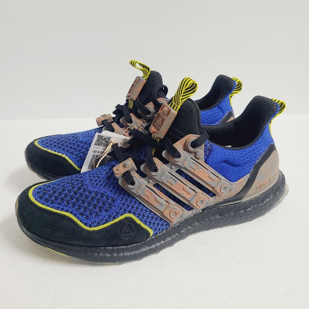 NEW Adidas Ultraboost 1.0 X Fortnite BattleBus Shoes JQ0713 Size 7.5 Royal Blue